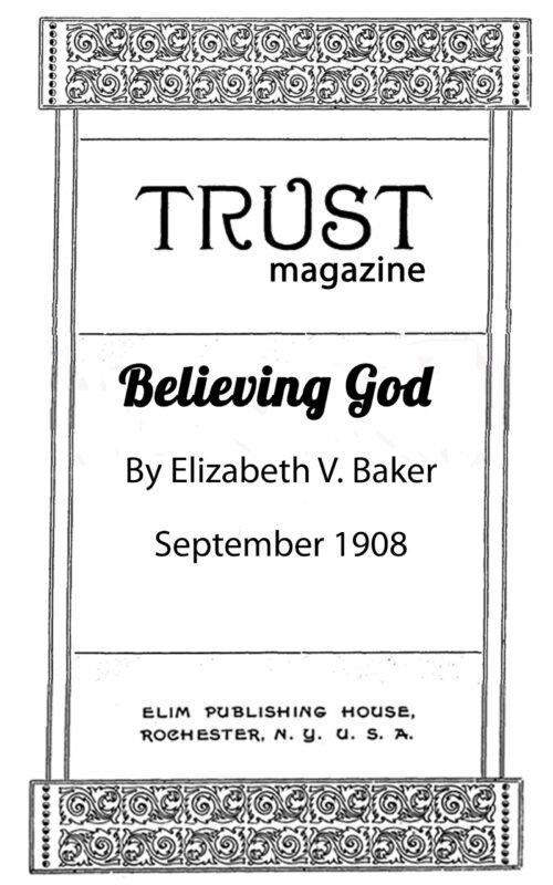 Believing God