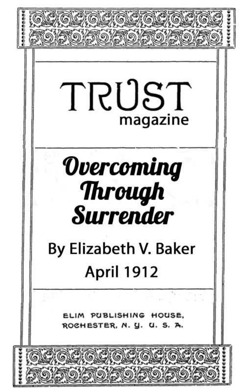 Overcoming Through Surrender